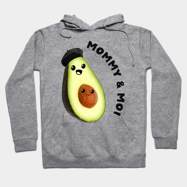 avocado mommy & moi Hoodie by mystudiocreate